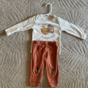 My First Thanksgiving Shirt & Pants *Flaw*